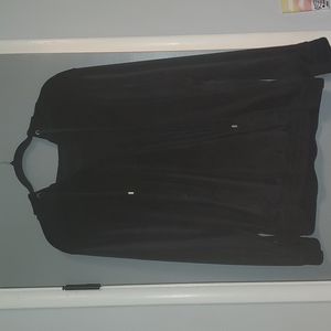 black micheal kors velour hoodie